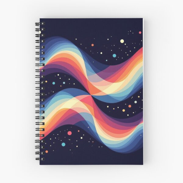 Item preview, Rainbow Wave Flow Pattern designed and sold by Harmonic_Layers.