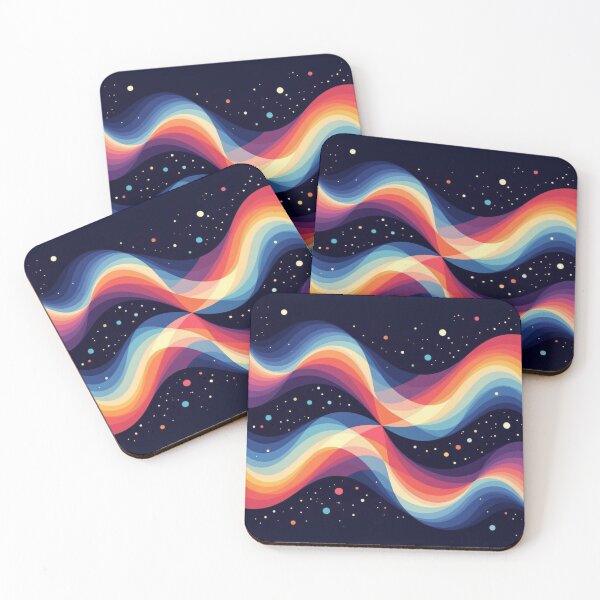 Item preview, Rainbow Wave Flow Pattern designed and sold by Harmonic_Layers.