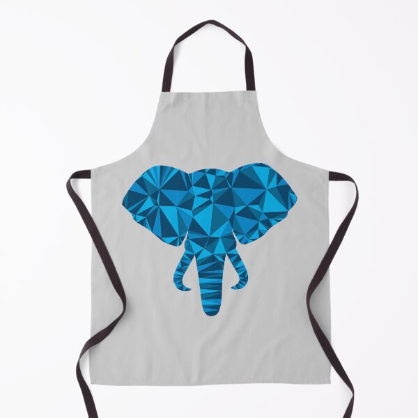 Item preview, Geometric Elephant Head | Cubist Low Poly Art designed and sold by MammothArt.