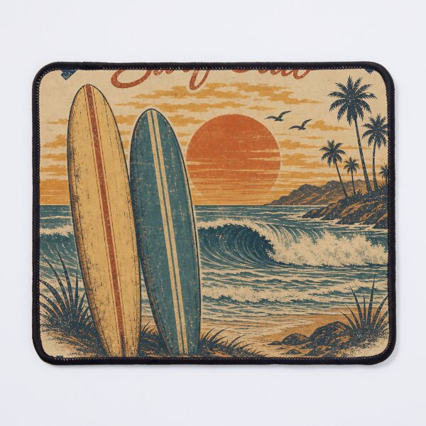 Item preview, Pacific Coast Surf Club – Vintage 70s Beach Graphic designed and sold by Jandedan.