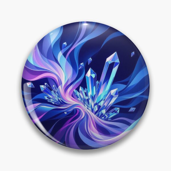 Item preview, Blue Crystal Flow Burst designed and sold by Harmonic_Layers.