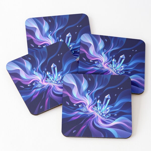 Item preview, Blue Crystal Flow Burst designed and sold by Harmonic_Layers.