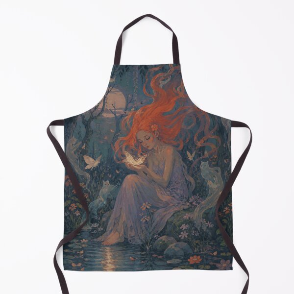 Item preview, Moonlit Moth Spirit Girl designed and sold by CalderTelford.