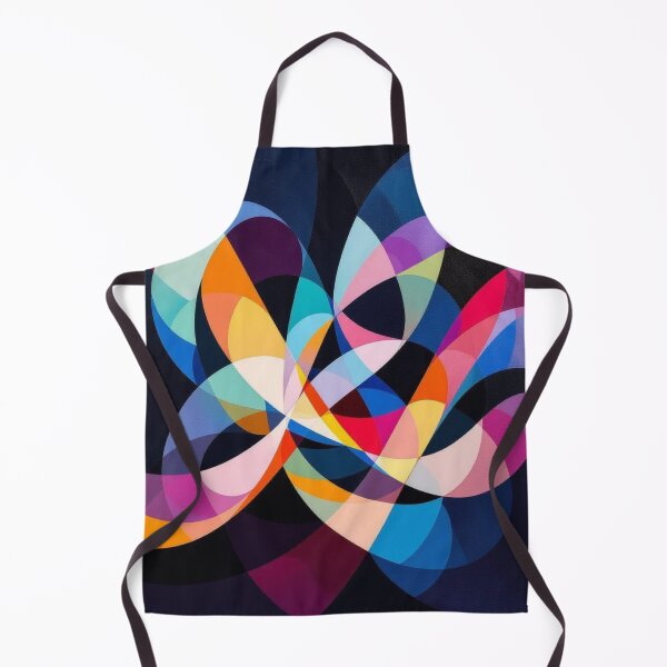 Item preview, Colorful Interlocking Arc Pattern designed and sold by Harmonic_Layers.
