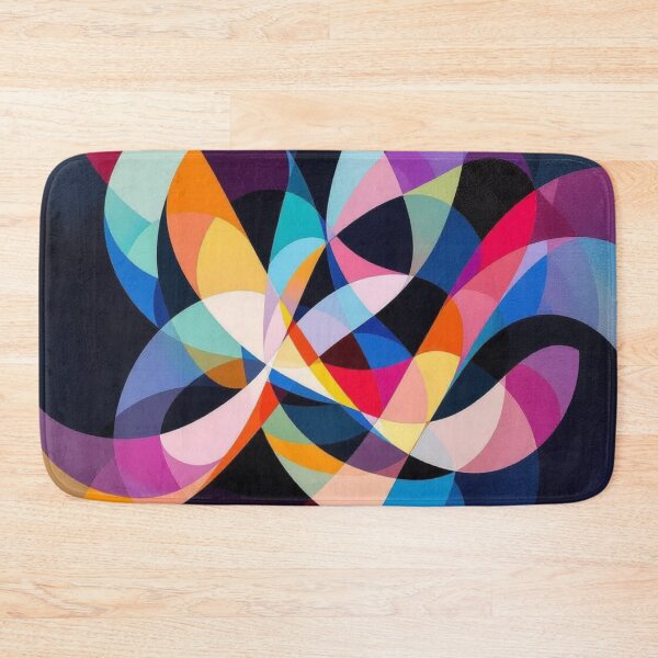 Item preview, Colorful Interlocking Arc Pattern designed and sold by Harmonic_Layers.
