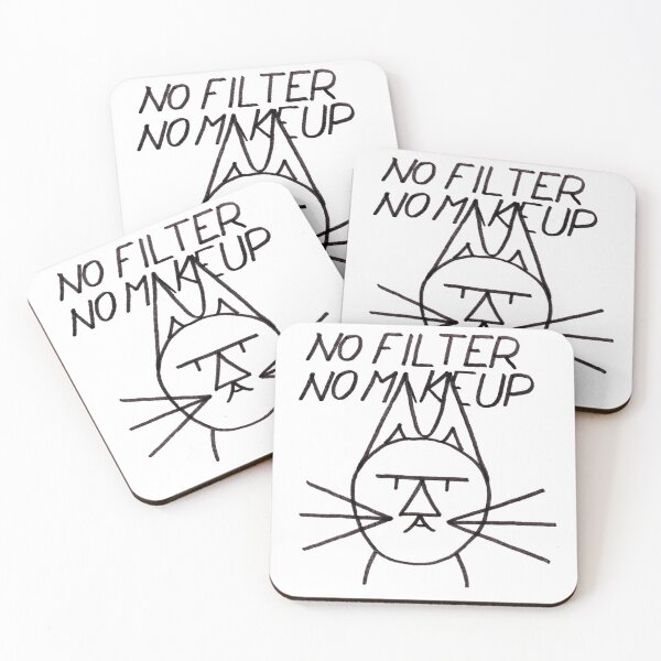 Item preview, FeltTipCat - Sin filtro Sin maquillaje designed and sold by felttipcat.