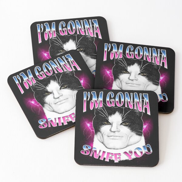 Item preview, Im Gonna Sniff You Meme Cat Lover designed and sold by mareix.