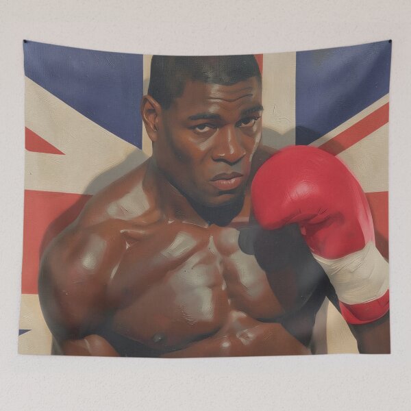 Item preview, Frank "Know What I Mean Arry" Bruno Union Jack boxing legends designed and sold by MoodiArtist.