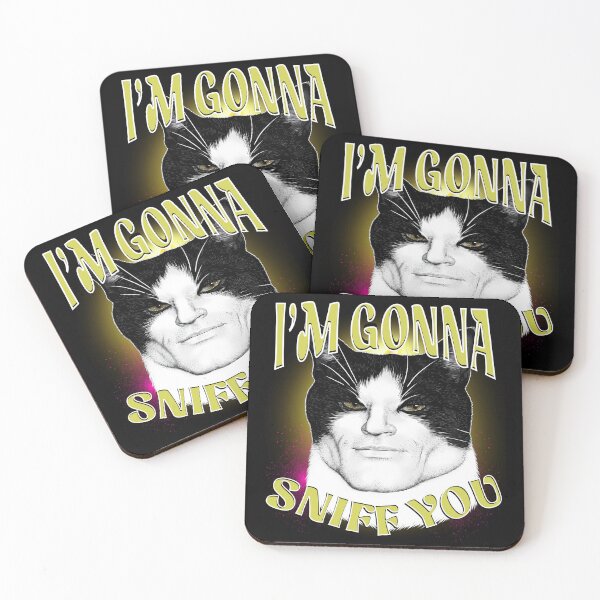 Item preview, Im Gonna Sniff You Meme Cat Lover designed and sold by mareix.