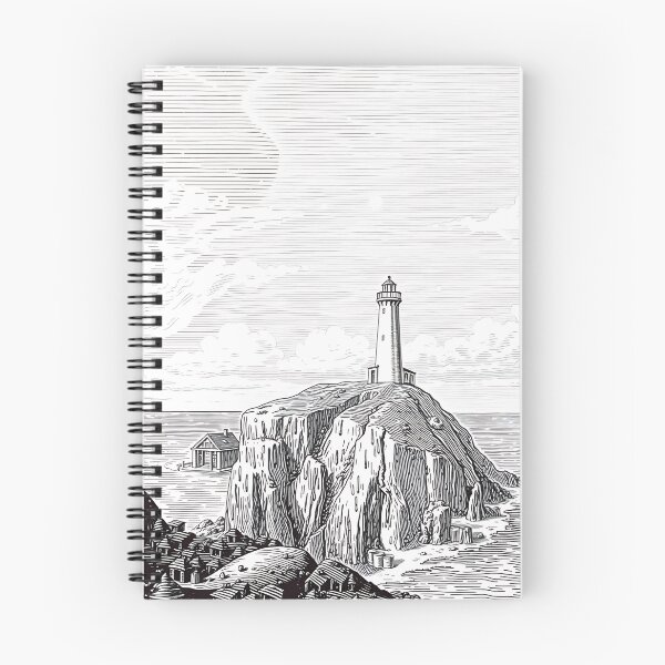 Item preview, Lighthouse on the Rocky Cliff designed and sold by T-domain.