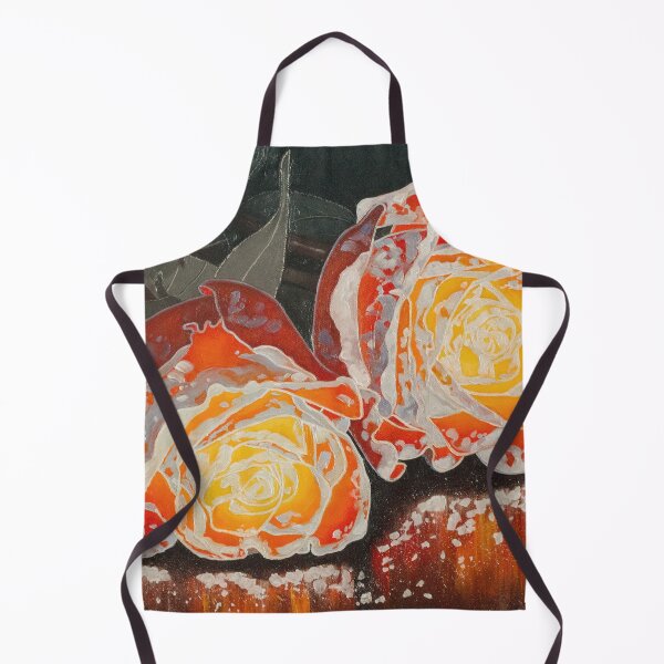 Item preview, Ash roses original fantasy oil painting designed and sold by Yue Zeng Art Studio.