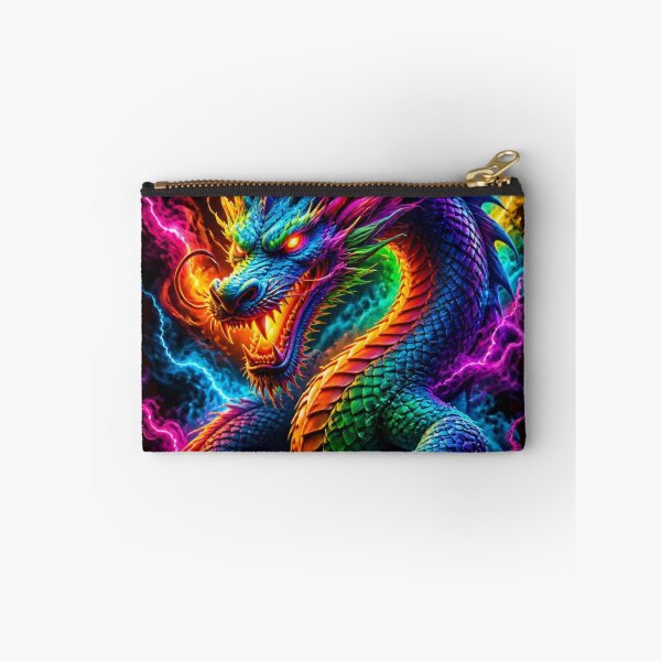 Item preview, Cosmic Neon Rainbow Dragon Lord Art designed and sold by AgnesB77.