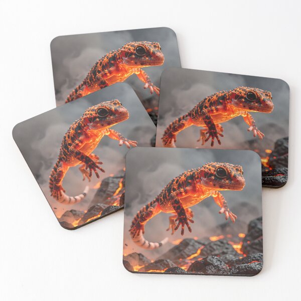 Item preview, The leap of the fire lizard designed and sold by VoidVeilStudio.