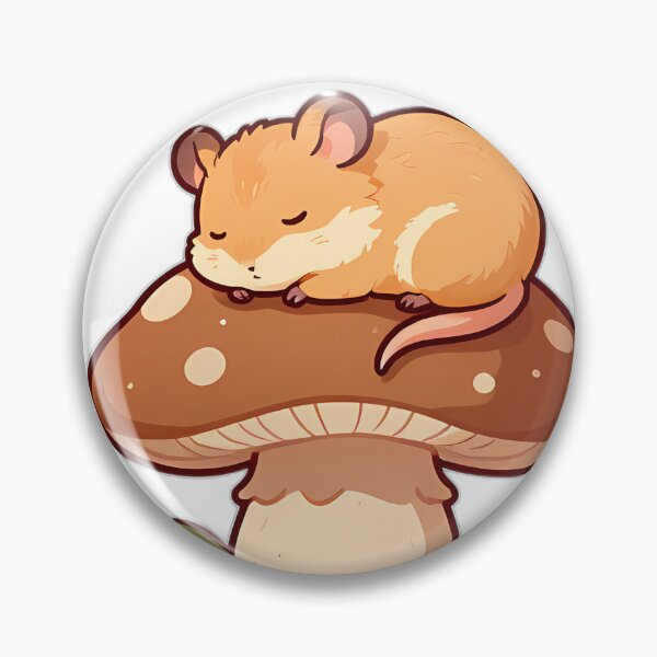 Item preview, Dormouse Sleeping on Mushroom designed and sold by pumsquare.