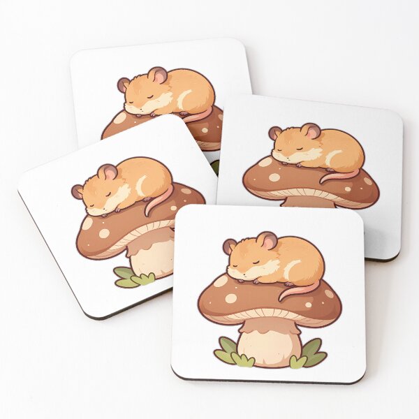 Item preview, Dormouse Sleeping on Mushroom designed and sold by pumsquare.