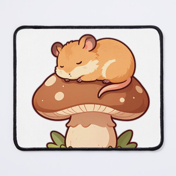 Item preview, Dormouse Sleeping on Mushroom designed and sold by pumsquare.