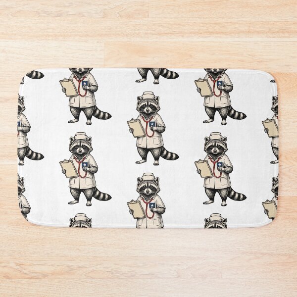 Item preview, Nurse Raccoon designed and sold by Roy & Tiffany.