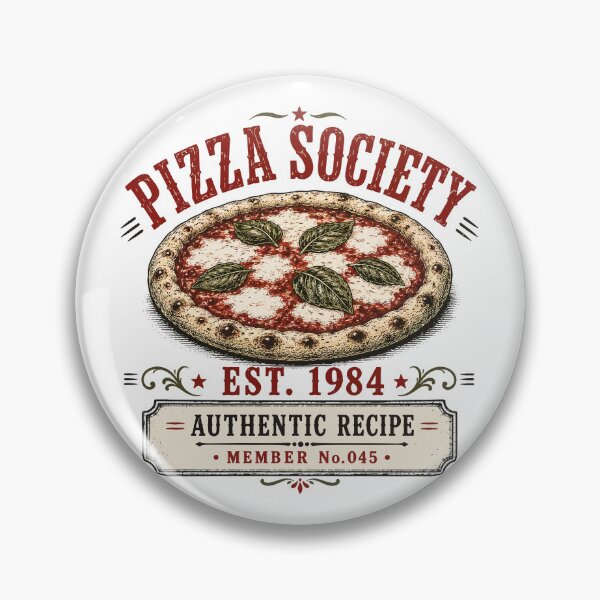 Item preview, Pizza Society | Margherita Pizza | Italian Food Gift designed and sold by Mikoff04-arts.