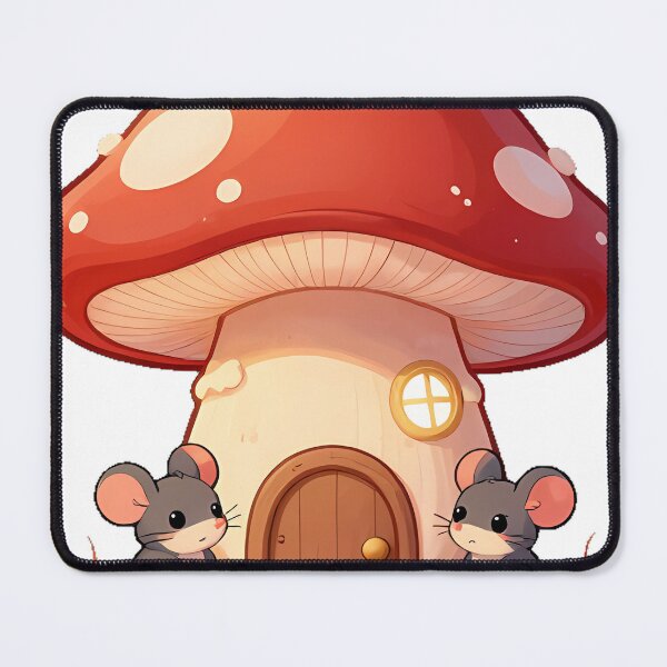 Item preview, Mouse Family in Mushroom House designed and sold by pumsquare.