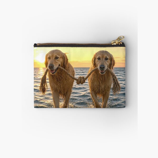 Item preview, Golden Retrievers Carrying a Knotted Rope designed and sold by Maria Dryfhout.