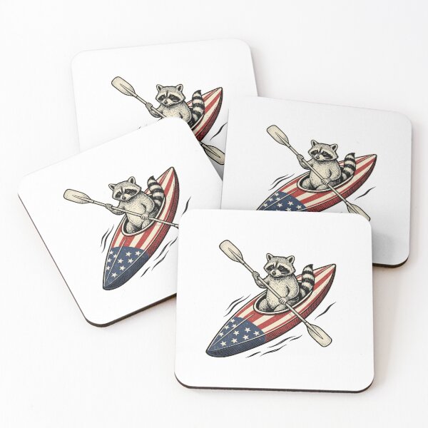 Item preview, Kayak Raccoon designed and sold by Roy & Tiffany.