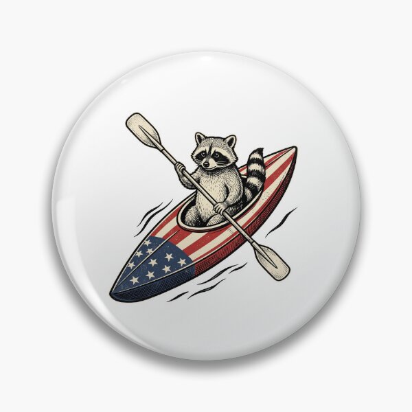 Item preview, Kayak Raccoon designed and sold by Tiffany Roy.