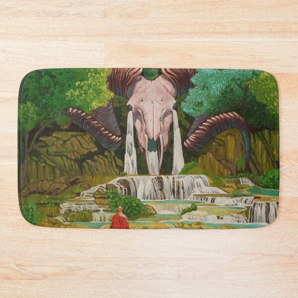 Item preview, Ram skull waterfall designed and sold by Yue Zeng Art Studio.