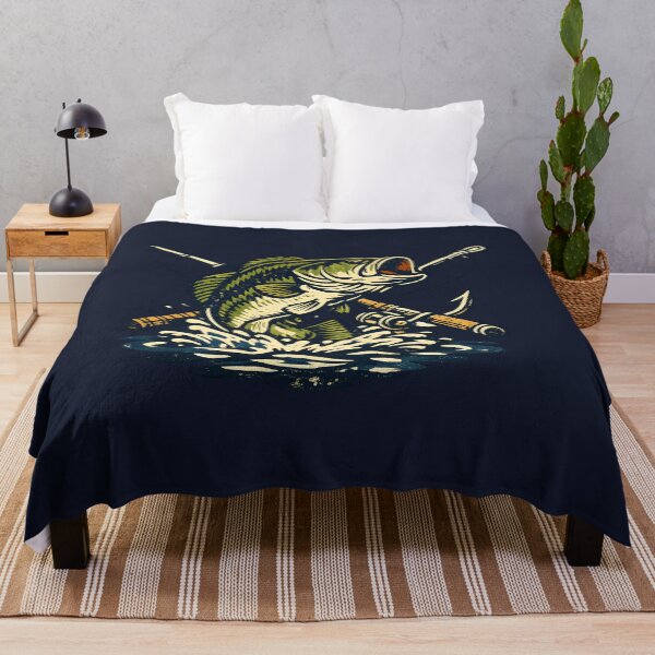 Item preview, Vintage Fishing Club Bass Fish Retro Emblem Outdoor Adventure designed and sold by Artycom.