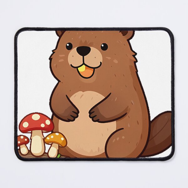 Item preview, Beaver with Mushroom Dam designed and sold by pumsquare.