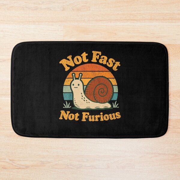 Item preview, Not Fast Not Furious Funny Vintage Snail Animal Lover Sunset designed and sold by PixlCrypt.