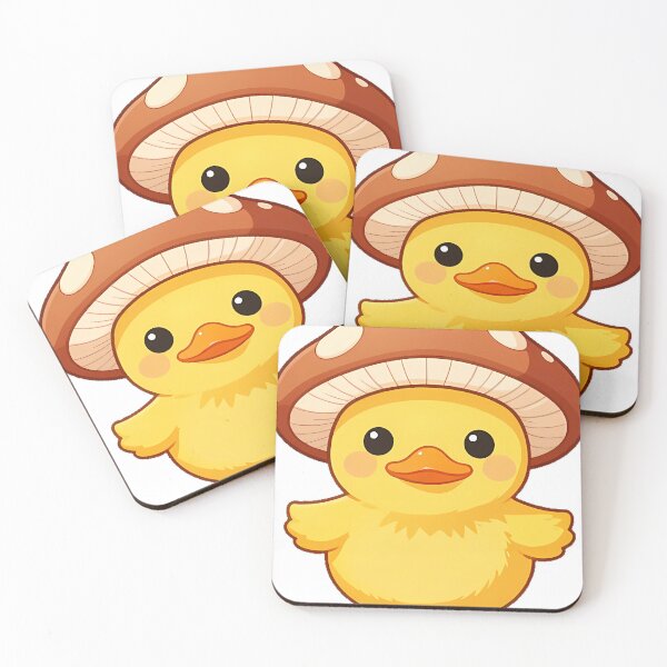 Item preview, Duckling with Mushroom Hat designed and sold by pumsquare.