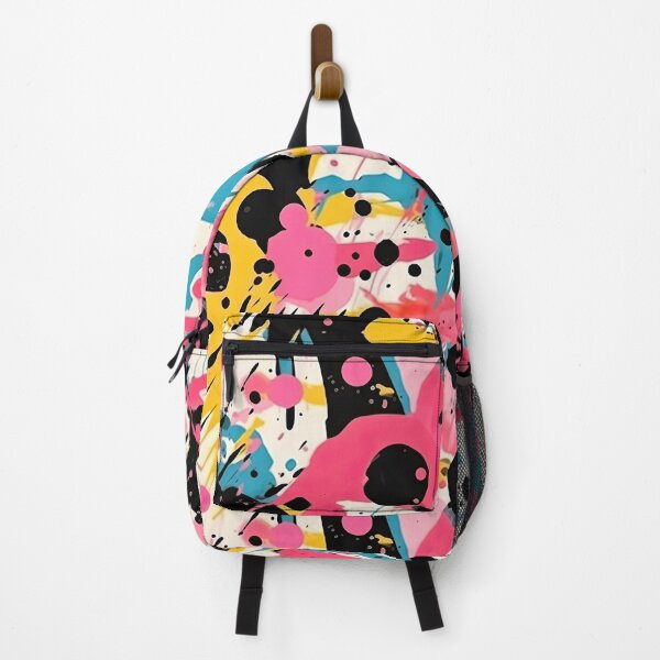 Item preview, Bold 90s Paint Splatter Abstract Graffiti Pattern designed and sold by VibeShift Studio.