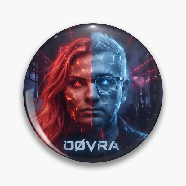Item preview, DØVRA - Industrial Duality (Rawstyle Cyberpunk Art) designed and sold by DØVRA.