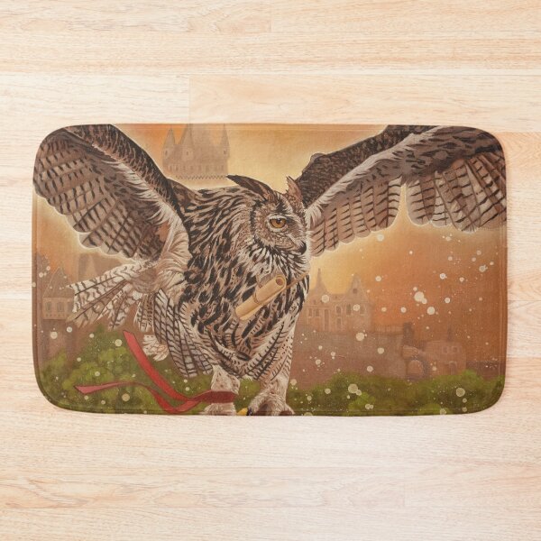 Item preview, Owl messenger fantasy oil painting designed and sold by Yue Zeng Art Studio.