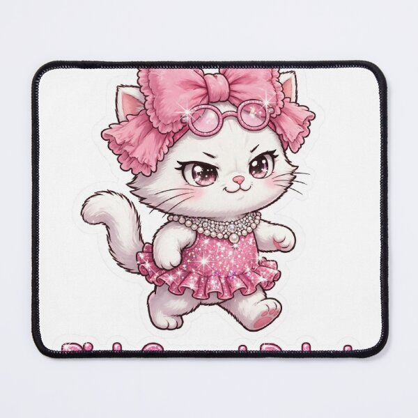 Item preview, Pink Carpet Debut - Coquette Cat designed and sold by mystikalizza.