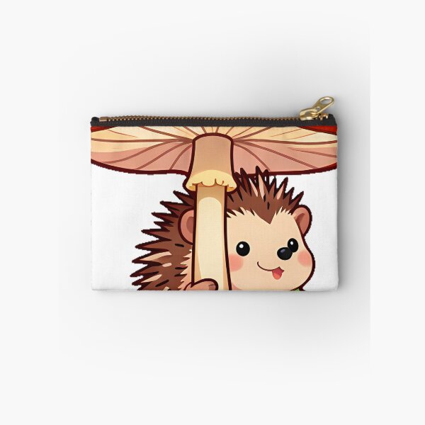 Item preview, Hedgehog with Mushroom Parasol designed and sold by pumsquare.