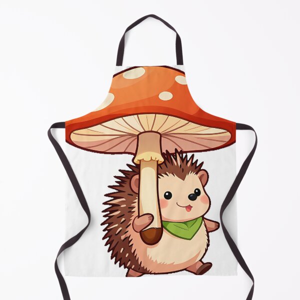 Item preview, Hedgehog with Mushroom Parasol designed and sold by pumsquare.