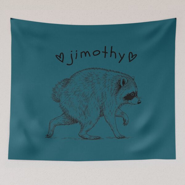 Item preview, Jimothy Cute Viral Short Spined Racoon designed and sold by FrankIsabel.