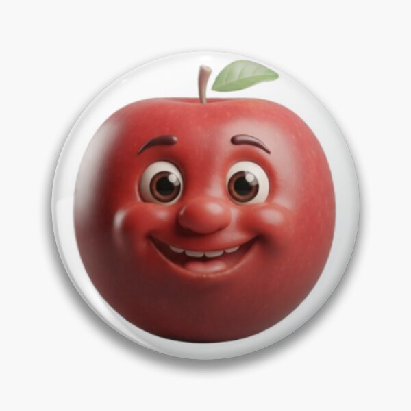 Item preview, Happy Red Apple Cute 3D Art designed and sold by TripleVertex-1.