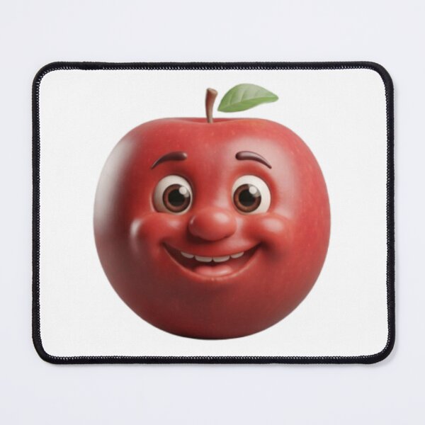 Item preview, Happy Red Apple Cute 3D Art designed and sold by TripleVertex-1.
