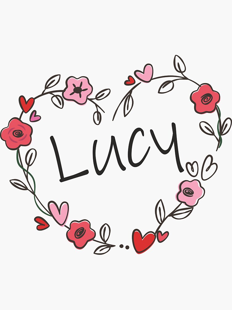 my-name-is-lucy-sticker-for-sale-by-oleo79-redbubble