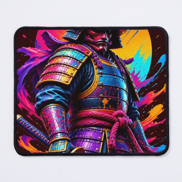 Item preview, Neon Splatter Samurai Warrior Armor designed and sold by AgnesB77.