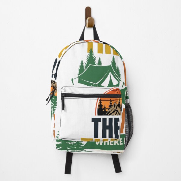 Item preview, The Best Therapy Is Camping Vintage Outdoor Camping T-Shirt designed and sold by Uvclick.