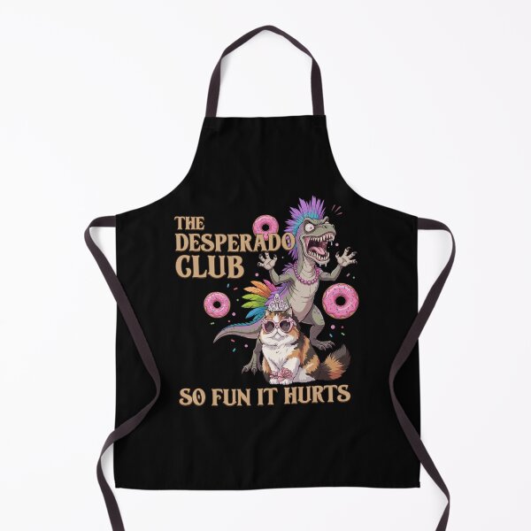Item preview, The Desperado Club So Fun It Hurts Funny Punk Dinosaur Cat Graphic designed and sold by PixlCrypt.