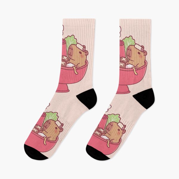 Item preview, Funny Capybaras Relaxing in Steamboat Hotpot designed and sold by rustydoodle.