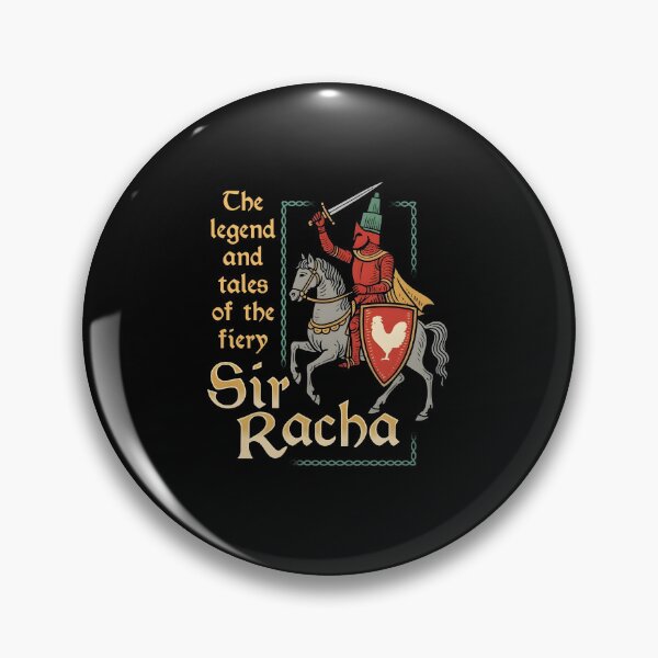 Item preview, Sir Racha Medieval Knight Pun Vintage Fantasy Graphic designed and sold by PixlCrypt.