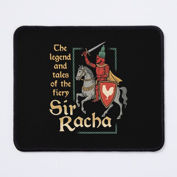 Item preview, Sir Racha Medieval Knight Pun Vintage Fantasy Graphic designed and sold by PixlCrypt.