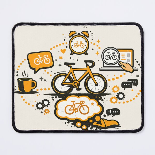 Item preview, Funny Cycling Gift Cyclist Spare Time Art designed and sold by Corvoria.