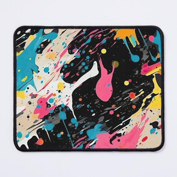 Item preview, Dark Urban Paint Splatter Abstract Street Art Pattern designed and sold by VibeShift Studio.
