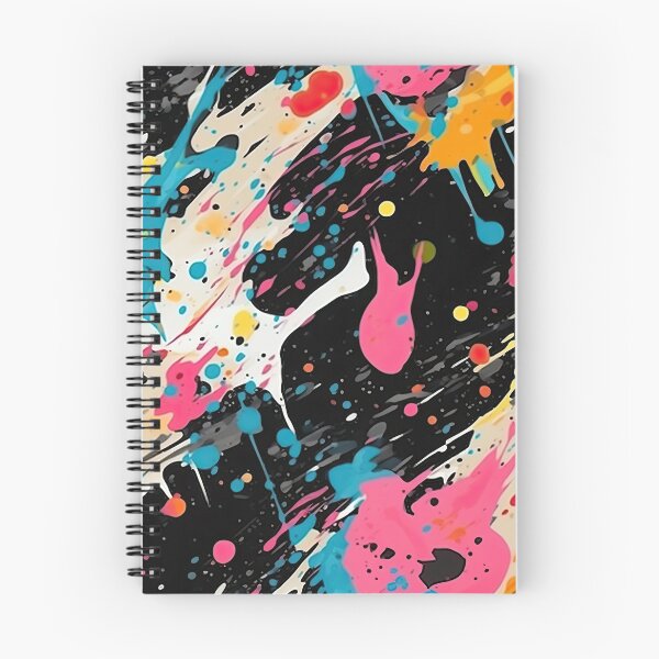 Item preview, Dark Urban Paint Splatter Abstract Street Art Pattern designed and sold by VibeShift Studio.